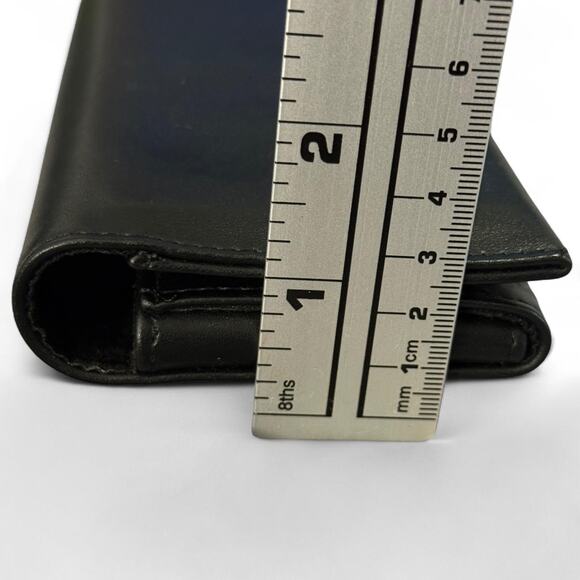 CHANEL Black Quilted Sunglasses Case Pocket Book Card Holder Organizer - Picture 7 of 7